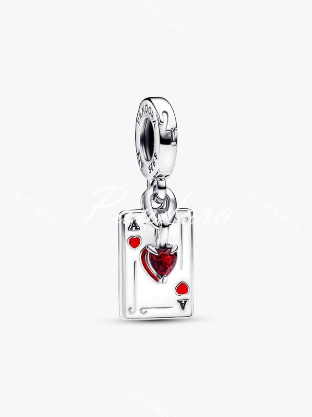 Pandora Disney Villains Queen of Hearts Double Dangle Charm